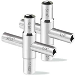 2PCS Way Sillcock Key Set 1/4", 9/32", 5/16", 11/32 Steel Water. Fixed Price $13.89.