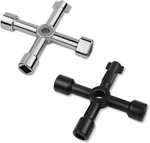 2 Pack 4-WAY Sillcock Key Wrench Multifunctional Water Utility For New. Fixed Price $13.44.