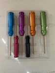 Integy C22346 6PC Hex Wrench Set, Ti-nitride. Fixed Price $20.00.