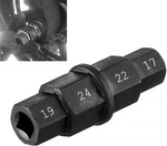 Hex Axle Tool 17MM 19MM 22MM 24MM Allen Wrench Adapter Lifetime Warranty. Fixed Price $12.18.