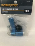 Powertec 71135 2-1/4" Fence Flip Stop 5/16" Bolt. Fixed Price $24.45.