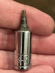 Sk S-k Tools 42510 1/4"DR T10 Tamper Proof Torx Chrome Bit Socket. Fixed Price $12.49.