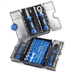 Xool 78-PIECE Ratchet Wrench & Screwdriver Tool Set With Metric 1/4" Sockets. Fixed Price $62.74.