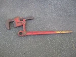 Rigid Super Six Heavy Duty Compound Leverage Pipe Wrench 48". Fixed Price $99.99.