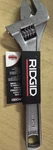 Ridgid 758 7/8" Capacity Adjustable Wrench 86907. Fixed Price $29.99.