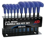Tools ATD-575 () 10-PIECE Metric T-handle Hex Key Set. Fixed Price $35.58.