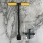 Lostronaut 12" Inch Water Meter Key With 4 Way Utility Black Yellow New. Fixed Price $13.45.