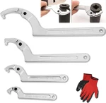 Wadoy Adjustable Pin Spanner Hook Wrench For 4 Kinds Of Size, Sliver. Fixed Price $56.61.