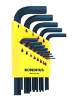 Bondus Usa B12237 Set 13 Hex L-wrenches (.050-3/8") Short. Fixed Price $9.95.