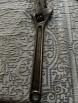 Vintage 91-12 Utica Tools 12" Adjustable Wrench Usa. Fixed Price $15.00.