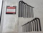 Craftsman 46696A, Sae 20 Pc Hex Key Set, Ships Free. Fixed Price $17.88.