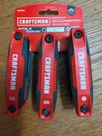 New Craftsman Hex Set, 25-KEY, 3-PACK, Folding (CMHT26004). Fixed Price $20.00.