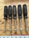 5 Piece Set Of Vintage Stanley Usa Nut Drivers. Fixed Price $19.99.