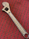 Vintage Thin Profile Jaw , 10 Adjustable Wrench Indestro Super Usa. Fixed Price $18.99.