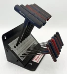 Snap-on Tools Usa 16PC Sae & Metric Soft Grip T-handle Ball Hex Wrench Set. Fixed Price $240.00.