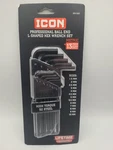 Icon Pc Metric Hex Key Set Ball End Wrench Kit 57928 HM1300 Free Ship. Fixed Price $18.99.