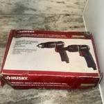 Husky 1/4 Pneumatic Impact Driver & 3/8 Drill New 527621 Fast Ship. Fixed Price $149.99.