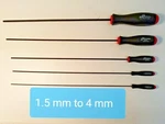 Super Long Bondhus Metric Ball Drivers (allen) Hex Tools. Plus Magnet. Fixed Price $99.85.