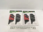 (2) New Pittsburgh 36-PC Hex Key Set 18PC Sae + Metric Standard & Long. Fixed Price $36.90.