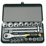 Elora 18 Piece 3/8" Drive Hex And Bi Socket Set Metric. Fixed Price $301.57.