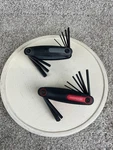 Lot Of 2 Greatneck Handihex Folding Key Set 9 Pieces Metric Sae Sizes. Fixed Price $10.80.