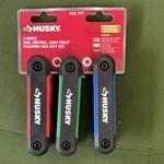 Husky 3-PIECE Folding Hex Key Set Sae/metric/torx Metal Plastic 545 747. Fixed Price $15.99.
