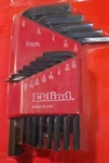 Eklind Tool 10113 Hex-l Key Allen Wrench 13PC Set Sae Inch Sizes .050-3/8 S.... Fixed Price $12.99.