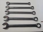 Craftsman Black Oxide Combination Sae 5-PIECE Speed Wrench Set D-ad Open Box. Fixed Price $38.95.