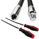 Pc Bendable Driver Set 20" Long Reach Flexible 1/4'' Socket Bits. Fixed Price $25.50.