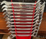 Snap-on Sae Way Angle Open End Wrench Set 3/8" 1" 11PC VS807B+4 Usa Save$$. Fixed Price $549.95.
