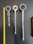 Craftsman 4378 3/8 Drive Stubby Thumb Wheel Flex Head Ratchet 943796, 943797. Fixed Price $60.00.