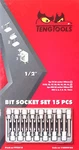 Teng Tools TTTXH15 Long Hexagon And Torx Tip Key Set 1.3CM Drive 15PCS. Fixed Price $104.39.