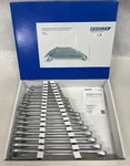 Gedore 7-017 Combination Spanner Set Pcs Ud Profile 6-22MM 6093580 (open Box). Fixed Price $219.99.