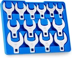 14 Piece Jumbo Crowfoot Wrench Set, Sae Crows For 1-1/16" To 2". Fixed Price $84.70.