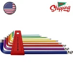 Pb 212LH-10 Rb Ballend Hex Set Long Rainbow. Fixed Price $111.86.