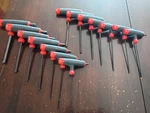 Craftsman T-handle Allen Wrench Set, Hex Keys, Sae & Mm, 14 Piece (CMHT26001-2). Fixed Price $50.00.