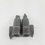 Set Of 2 Apex Square 3/8 Drive Adapters With 4X Phillips Bits And Flat. Fixed Price $19.95.