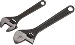 Duratool - 6" & 8" Black Finish Adjustable Wrench Set, 2 Piece. Fixed Price $42.95.