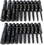 Hex Head Allen Drill Set (10PC Metric & Sae), Bits, Upgr. Fixed Price $14.87.