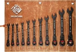 Ratcheting Combination Wrench Set: 11-PIECE Sae 11-PC Flex-head, Black. Fixed Price $66.12.