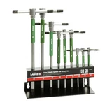 44003 9-PIECE Torx 3-WAY T-handle Spinner Star Key Wrench Set Sizes From .... Fixed Price $129.63.