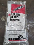 Genuine Allen Tools No. 607 Handi-hex Wrench 57412 7/64 Holo-krome. Fixed Price $12.95.
