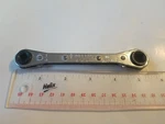 Imperial Eastman Ratcheting Wrench Square Drive 1/4" X 3/8" & 3/16" 5/16". Fixed Price $13.95.