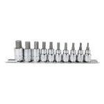 Genius Tools Piece 3/8" Dr. Sae Hex Bit Socket Set BS-310HS. Fixed Price $49.90.