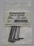 Bondhus 12102 Proguard Long Arm Hex L-wrenches, .050", Pack. Fixed Price $12.95.