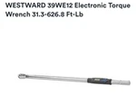 Digital Torque Wrench 39WE12 31 - 626.8 Ft Lb Carrying Case Westward. Fixed Price $749.99.