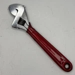 Proto 8" Adjustable Wrench 708G Red Clear Comfort Grip Usa 200MM. Fixed Price $14.87.