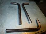 (3) 5/16" Hex Drive Rock Short Arm Standard L Key. Fixed Price $10.00.