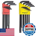 Bondhus 20699 Ball End Tip Screwdriver Set W/proguard Extra Long ARM13PC Multi. Fixed Price $50.82.