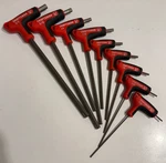 Craftsman V-series 9 Piece Sae Hex Key Allen Set CMHT26162V. Fixed Price $29.95.